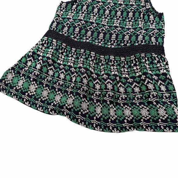 Anthropologie Maeve Women's Sleeveless Cammie Embroidered Peplum Top In Size S - Picture 8 of 9